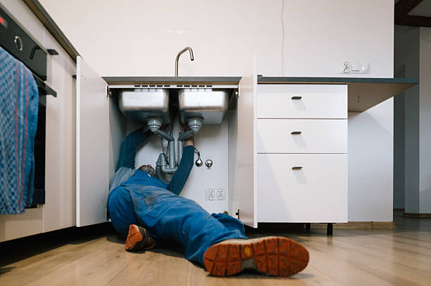 Professional Drain Cleaning technician working in Long Green, MD
